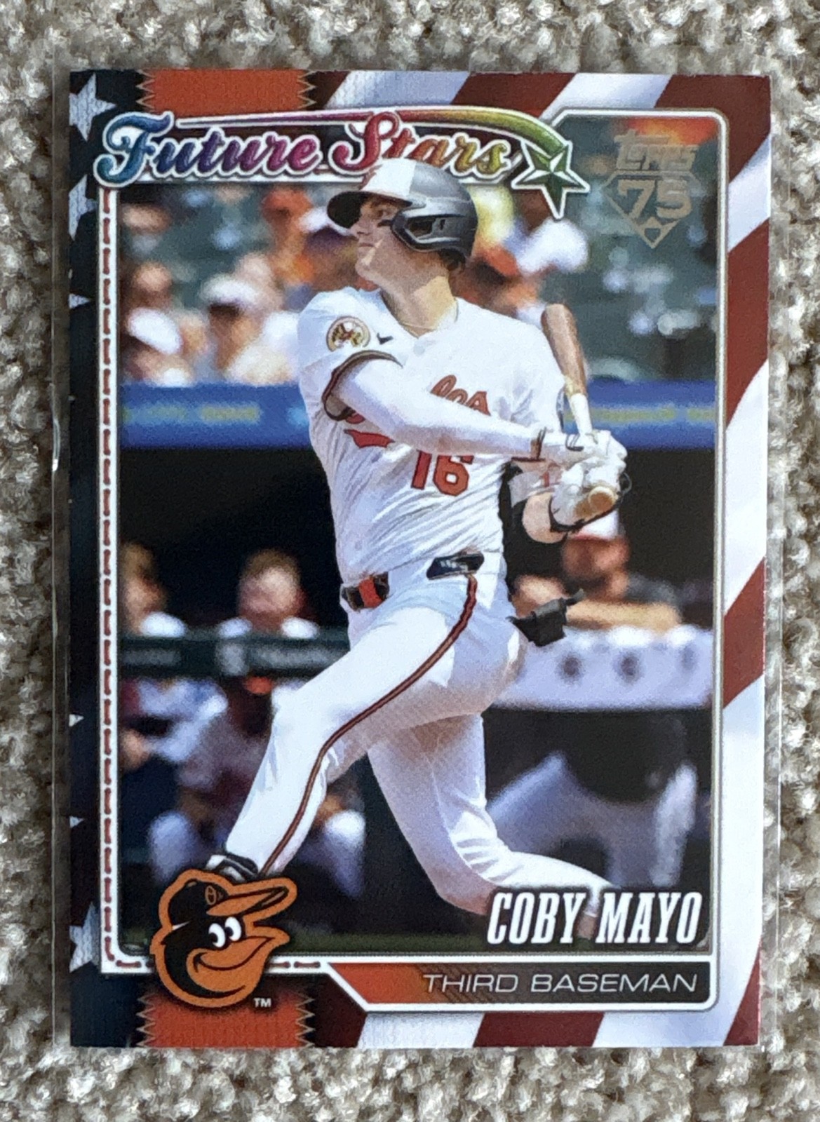 2026 Topps Series 1 - Future Stars Coby Mayo #72 Independence Day /76 SP