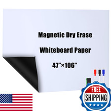 Kisston Dry Erase Whiteboard Sticker Wall Decor Self-Adhesive Whiteboard