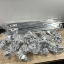 Builders Lot Of 24 Moen 23430A 30" Square Towel Bar- W/ Donner brackets, Chrome