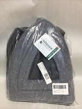 FurHaven Cat Bed Cave for Indoor Cats Small, Pet Tent - Fleece Heather Gray 