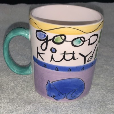 Mug Ceramic Good Kitty Cat At Home International Multicolor