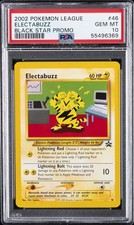 2002 POKEMON WIZARDS OF THE COAST BLACK STAR PROMOS #46 ELECTABUZZ PSA 10 on eBay