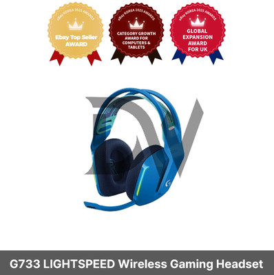 Logitech Korea Official G733 LIGHTSPEED Wireless Gaming Headset Blue