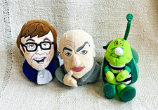 Vintage Silly Slammers Austin Powers, Dr. Evil, Sting - NO SOUND