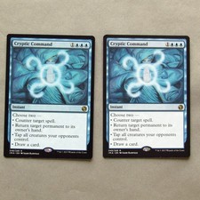 MTG CRYPTIC COMMAND (X2) ICONIC MASTERS NM Pack Fresh NEVER PLAYED Magic Cards