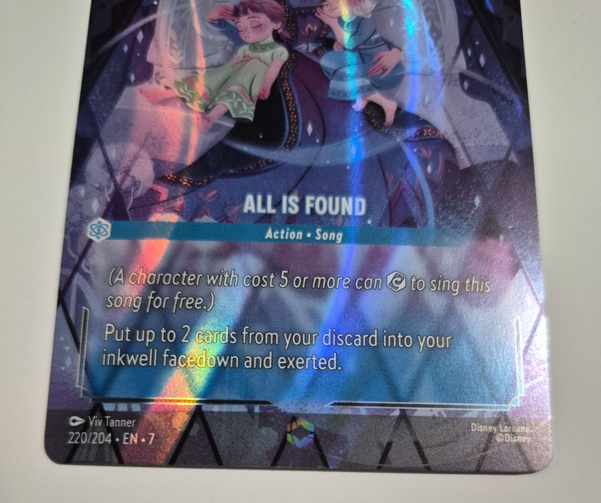 Disney Lorcana Archazia's Island Enchanted All is Found Frozen