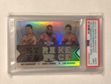 2013 TOPPS UFC KNOCKOUT Triple Threads Daniel Cormier, Luke Rockhold, PSA 9