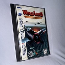 SEGA Sega Saturn - Wing Arms Flight Simulation Game Disc w/ Manual & Case