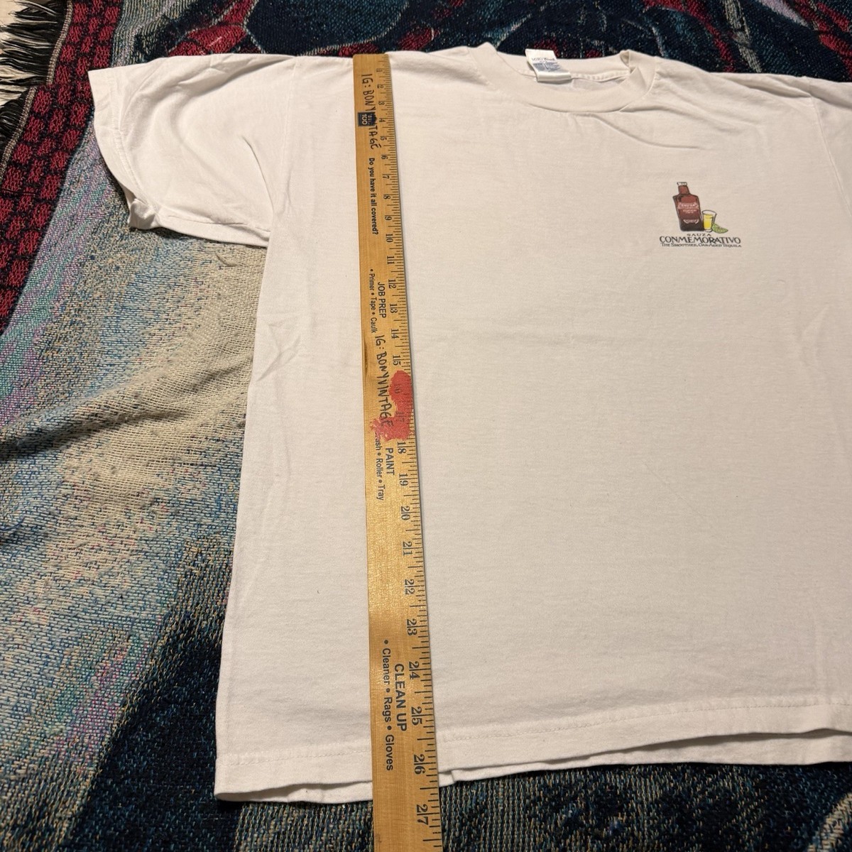 Vintage 90s Sauza Conmemorativo Tequila White Shirt Offiensive Fortune Cookie L View 6
