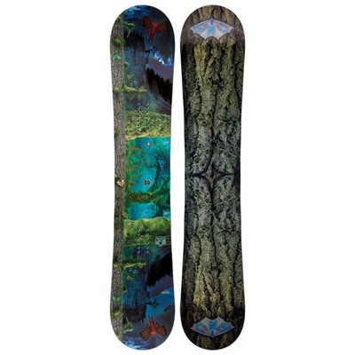 GNU Finest Men's All-Mountain Snowboard, 155cm Wide MY26