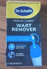 Dr. Scholl's Freeze Away Wart Remover. 8 Treatments. Expires 12-8-2027