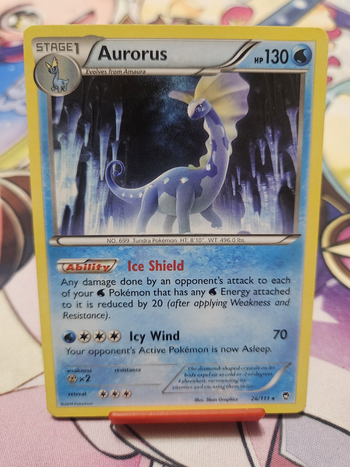 Pokemon Aurorus 26/111 Non Holo Light Played 