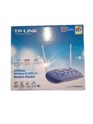 NEU TP-LINK 300Mbps Wireless N ADSL2+ Modem Router - TD-W8960N