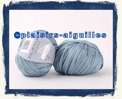 5 pelotes de COTON PHIL PETILLANT JEANS neuves - Photo 1/4