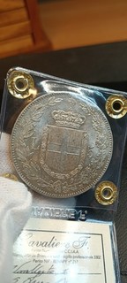 Umberto I 5 Lire 1879 Spl/Spl Periziata Cavaliere