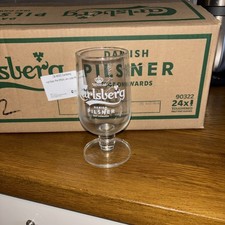 Carlsberg Pilsner Half Pint Glass chalice