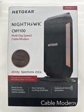 Netgear Nighthawk CM1100 DOCSIS 3.1 Cable Modem Xfinity, Spectrum, and Etc