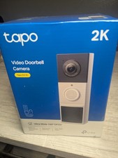 TP-Link Tapo Smart Video Doorbell Camera Wireless with Chime 2K -Brand New-