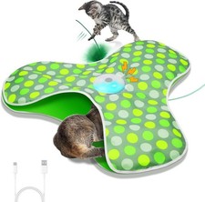 Interactive Cat Toy, Automatic Cat Toys for Indoor Cats, Hide and