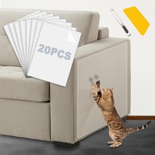 Cat Scratch Furniture Protector 17x11.8 Inch 20 Pack Self-Adhesive