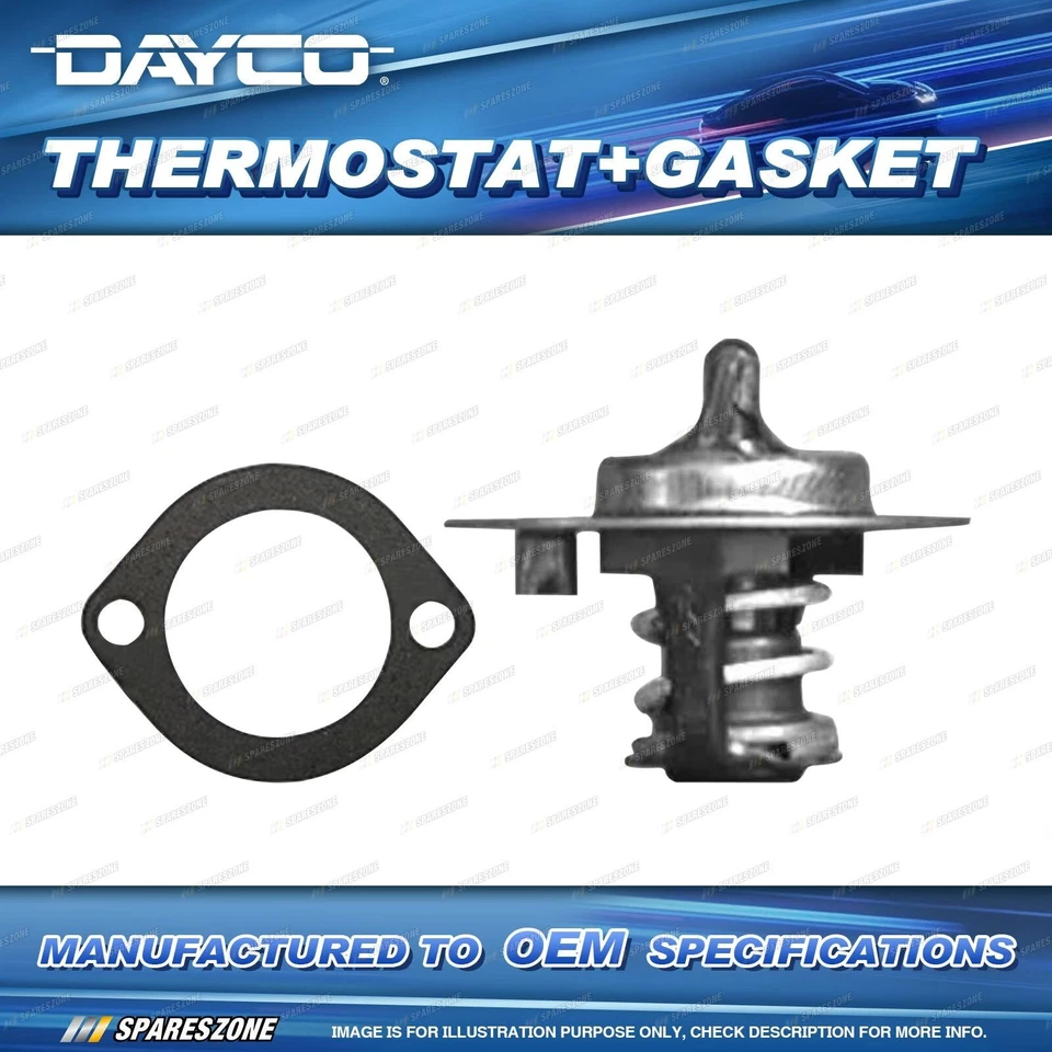 DAYCO Thermostat + Gasket for Kia Rio BC Spectra FB Carens Mentor Shuma Temp 89 - image 2 of 2