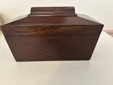 Vintage Froelich Furniture Collection Sarcophagus Regency English Tea Box Caddy