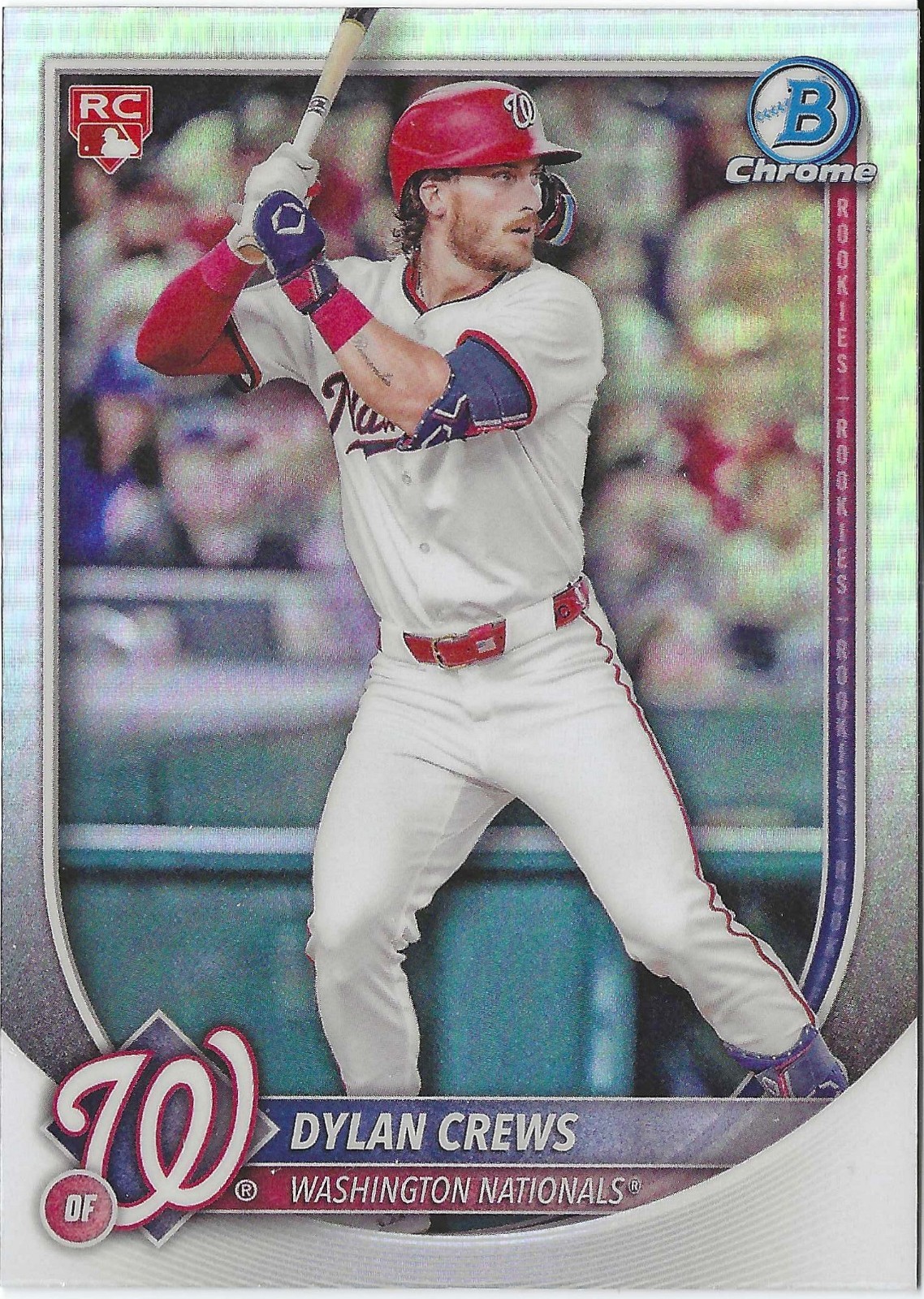 2025 Bowman Dylan Crews Bowman Chrome Red Rookie Logo Rookie #42