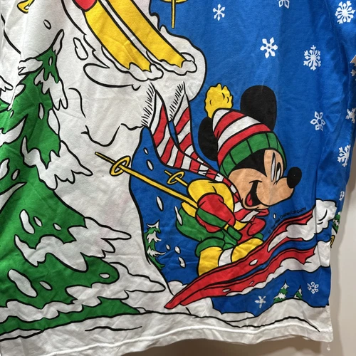 Vtg Mickey Unlimited Radcliffe Lingerie Sleep Shirt 80’s OS Blue All Over Print - Picture 7 of 18