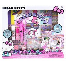 Hello Kitty All-in-One DIY , Design Your Own Scrapbook with Over 25... Fast Ship