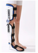 Knee Brace for Post-Op Immobilization  Stabilization Adjustable Collateral Bars