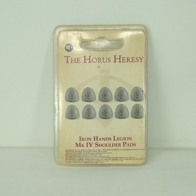 Iron Hands MKIV Shoulder Pads OOP Warhammer Horus Heresy Forge World