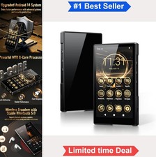 MP3 Player with Bluetooth and WiFi 5 Inch HD Touchscreen Android 14 Music