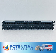 PANDUIT NK6PPG48Y 48 PORT NETKEY PUNCHDOWN PATCH PANEL FREE SHIPPING