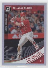 2018 Donruss Variations Stat Line Career /201 Mike Trout (Millville Meteor) 6kg