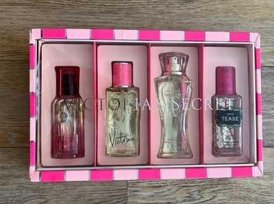 Vintage Victoria s Secret Bombshell Body Mist Fragrance 4-Pc Gift Set New In Box