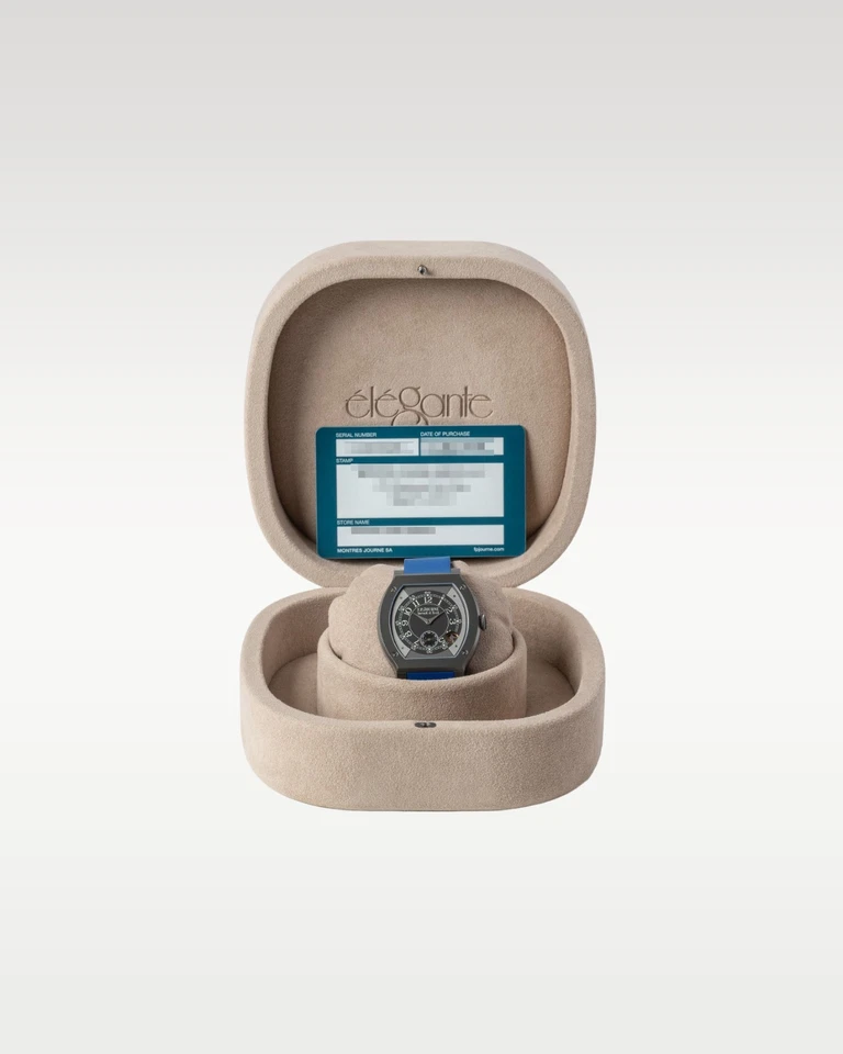 F.P.Journe Élégante 48 Ref. ELHT Titalyt Luminescent Black Centre Dial (2024) - Imagem 2 de 4