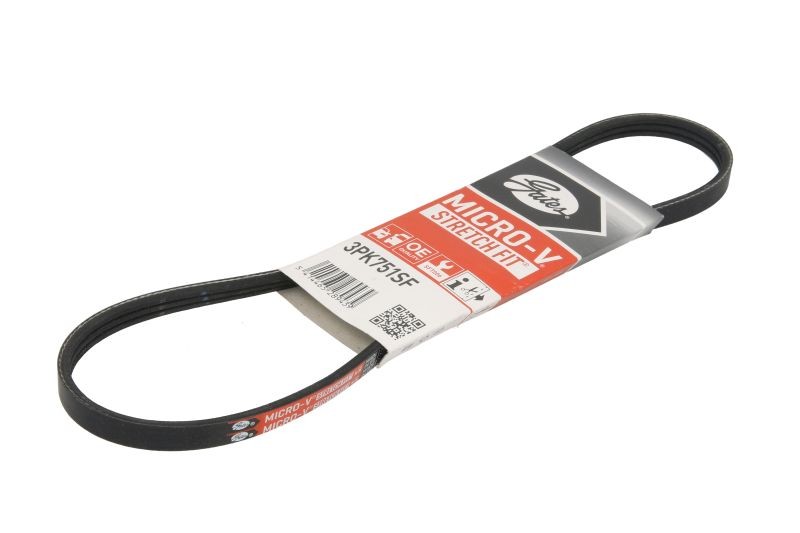 Multi-rib GAT belt for Sandero II, RENAULT CLIO IV, CLIO IV