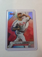 2025 Bowman’s Best - Cristopher Sanchez #67 Aqua Refractor /199 Phillies