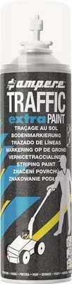 12er PACK(Stk) AMPERE 10615 Bodenmarkierspray TRAFFIC EXTRA PAINT  500ml weiß AM