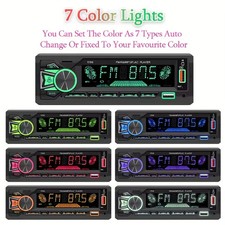 Bluetooth Car FM Radio MP3 Player In-Dash SD USB AUX AM/FM Stereo Audio Receiver