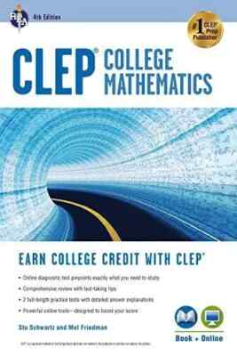 CLEP  College Mathematics, 4th Ed., Book + Online (CLEP Test Preparation)
