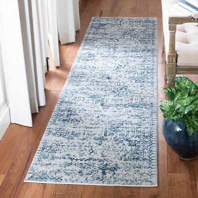 Safavieh Alhambra CREAM / TURQUOISE 2' X 8' Runner - ALH625A-28