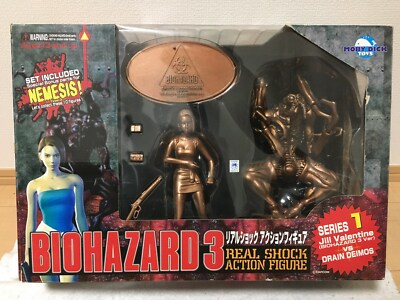 Biohazard 3 Real Shock Action Figure Series 1 Jill vs Deimons Moby