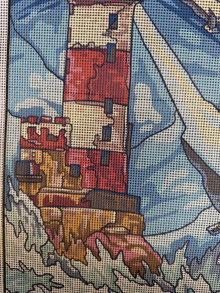 Printed Needlepoint Canvas Only Collection D Art 40x50 Flight House - Image 3 of 4