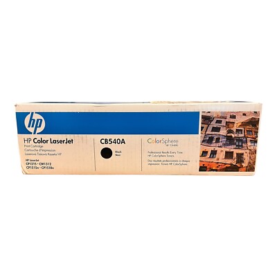 HP Original Toner für HP Color Laserjet - Schwarz (CB540A)
