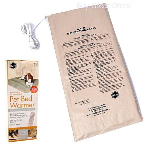 K&H Pet Bed Heated Warmer Dog Cat Kitty Electric Large Pad Heater Heating Ma NEW 886827088762 eBay