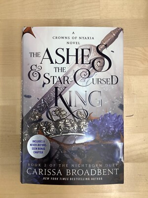 The Ashes & the Star-Cursed King by Carissa Broadbent SIGNED FIRST EDITION