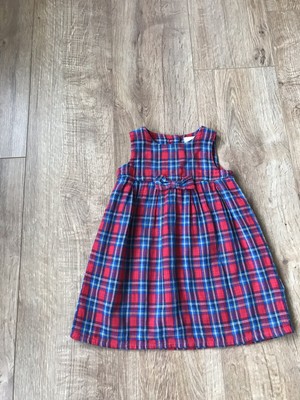 next tartan dress baby girl