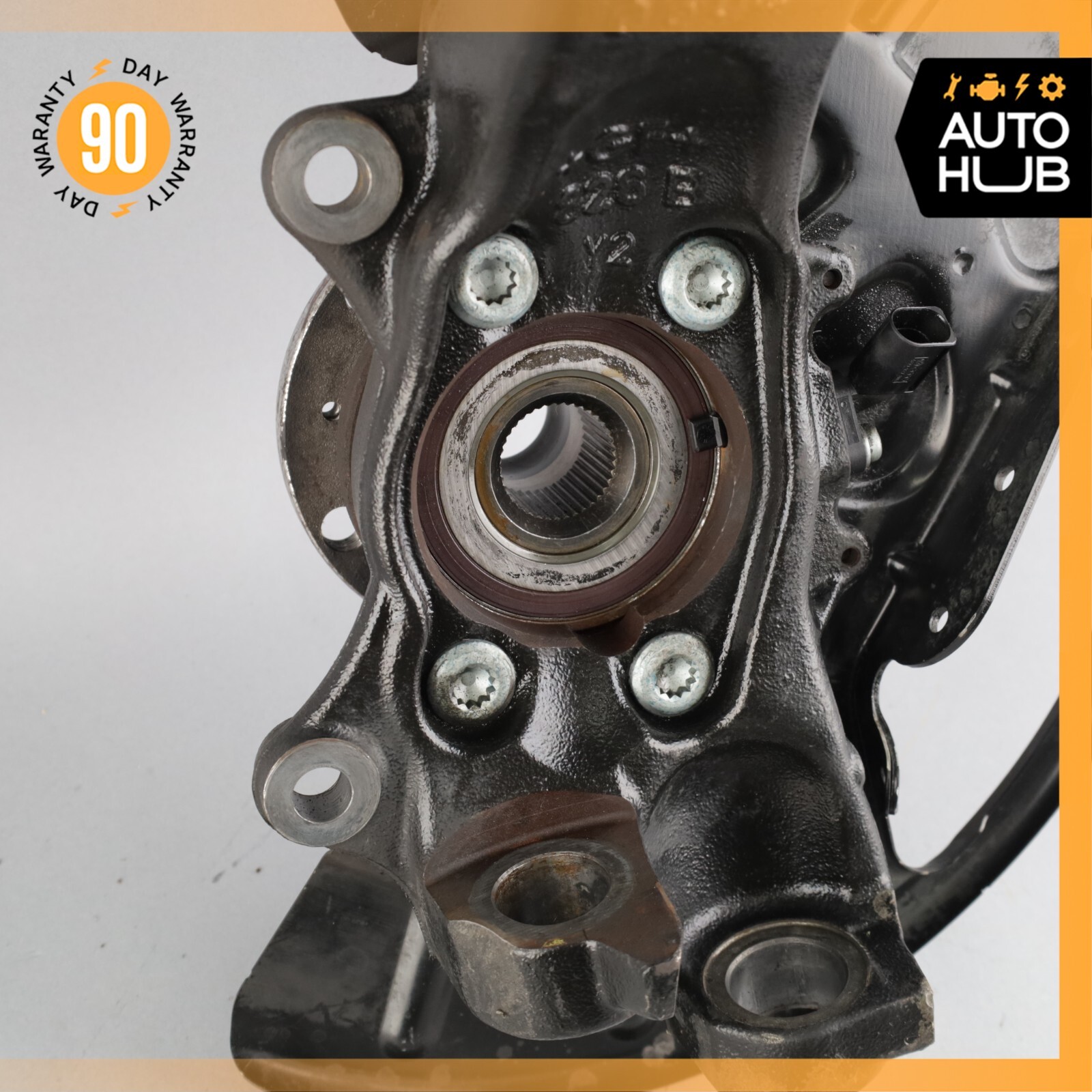 03-07 Bentley Continental GT Coupe Front Left Side Spindle Knuckle Hub OEM 81k