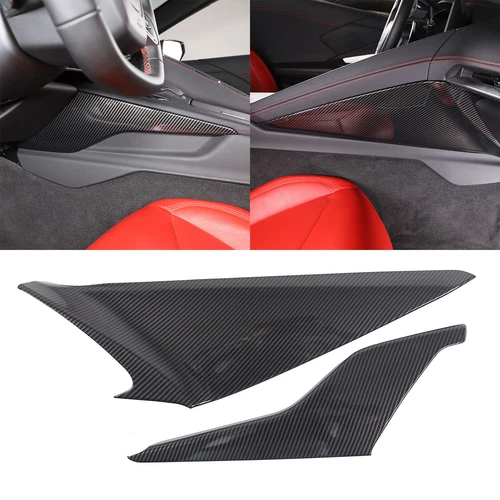 Cubierta interior de fibra de carbono ABS para consola central para Corvette C8 2020-2025 - Imagen 96 de 131